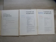 VINTAGE LOT OF 8 Ciba Clinical Symposia issues, 1950s – 1970s