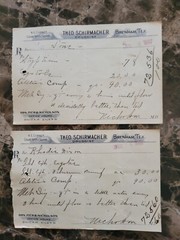File box & 98 antique prescriptions (1907) – Opium, Ergot, Codeine & Anodyne