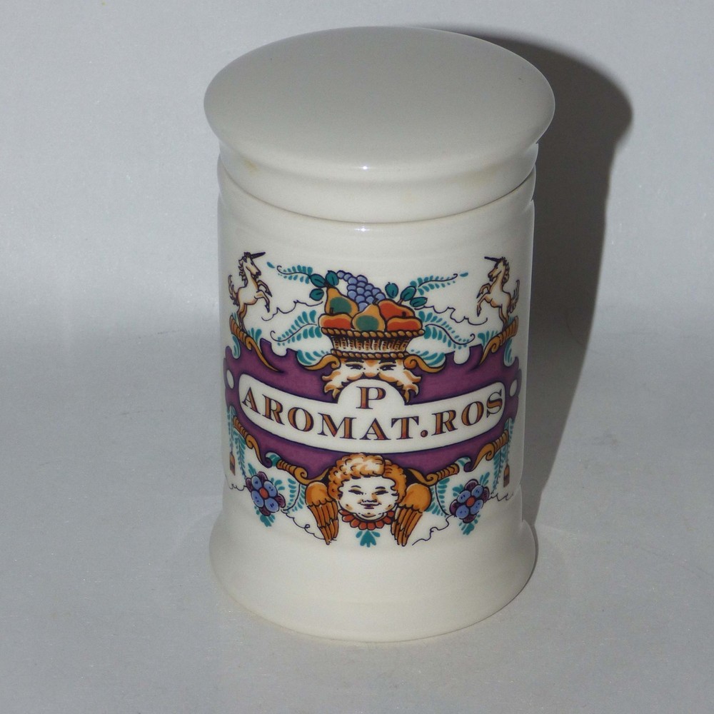 Y2K Ceramic Apothecary Jar Apotheek Veen Vijfhuizen 2000 Delft Style