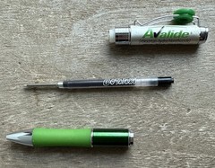 Rare Avalide Heavy Metal Pharmaceutical Drug Rep Pen Medical Pharmacy Twist Pen