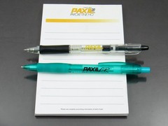 Paxil Lot 2 PENS+ Sticky Notes Drug Rep Pharmaceutical Promo Advertising w/ Info
