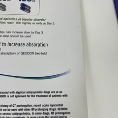 Zyprexa And Geodon Clip Boards Pharmaceutical Advertising