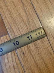VINTAGE ‚CHLOROMYCETIN ANTIBIOTIC 12 INCH ADVERTISING RULER – TAPE MEASURE