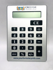 Pharmaceutical Advertising CRESTOR Large Calculator 11X8″