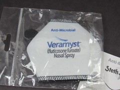 Veramyst Stethoscope Cover Anti-Microbial Drug Rep Pharmaceutical Advertising