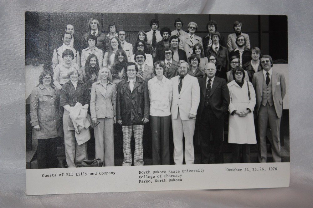 Guests Eli Lilly & Co N. Dakota State University College Pharm Oct. 1976 Photo