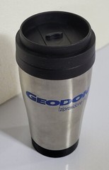 Geodon Travel Tumbler Cup Stainless Steel Insulated w/ Lid Pharmaceutical Promo