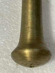 Vintage 1940s – 50s Solid Brass Mortar and Pestle Greek Key Design Pattern 3.5lb