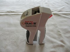 Vintage FAMVIR Stapler Drug Rep Pharma Advertising