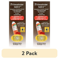 (2 pack) Primatene MIST Epinephrine Oral Inhalation Aerosol