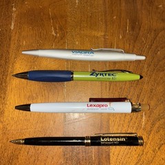 Lot Of Medical Promo Pens **RARE** Viagra, Zyrtec, Lexapro, Lotensin