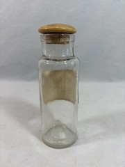 3 Antique Pharmacy / Apothecary Bottles In Blown Glass