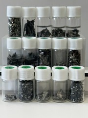 RARE EARTH Metals Set in Labeled Glass Vials, 99.9% 2 Grams Scandium Lutetium
