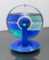 Zoloft Blue Water Digital Desk Color Clock Drug Rep Pharmaceutical Promo RARE