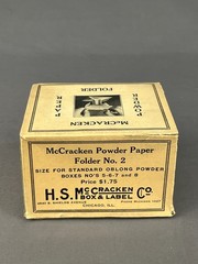 Vtg McCracken Powder Paper Folder No. 2 Pharmaceutical Rx in Box; Unused (E6)