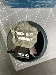 Pfizer RELPAX „Knock Out A Migraine“ DRUG REP Paperweight Pharma HEADACHE Toy