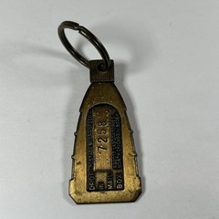VINTAGE 1960’s SELSUN BLUE ABBOTT LAB ANTI-DANDRUFF, KEYCHAIN RETURN POSTAGE