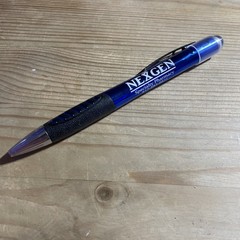 NexGen Specialty Pharmacy Medical Drug Rep Pen Blue Silver Black Sample