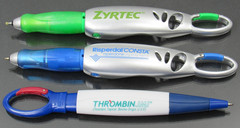 Zyrtec Risperdal Thrombin Carabiner PENS Drug Rep Pharmaceutical Promo Dry Ink
