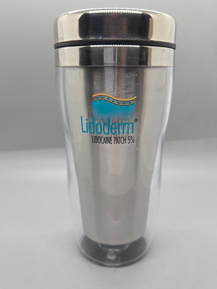 Pharmaceuitcal Drug Rep Insulated Stainless Steel Timbler w/ Lid