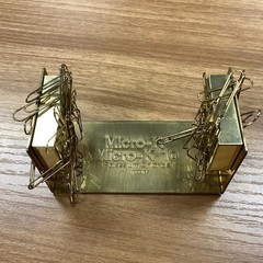 Vtg Micro K Pharmaceutical Rep A. H. Robins Co Magnetic Paper clip Holder RARE