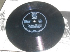 1983 Abbott Labs Tranxene Folder Record 1960s Sounds Voices Sputnik Apollo 11