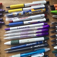 Massive Vintage Pharmaceutical Drug Rep Advertising Pen Lot Of 93