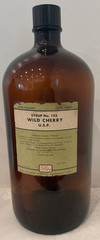 Pair Amber Glass Gallon Medicine Bottle Surgical Doctors Office Cough Syrup