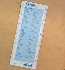 Drug Rep Pharmaceutical Promo CLAFORAN Advertising Measurement Ruler
