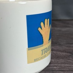 Vintage Trandate Labetalol HCl Glaxo Pharmaceutical Advertising Coffee Mug