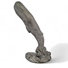 Pewter Whale Figurine Pharmaceutical Trandate Labetalol HCI Advertising