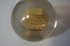 Inderal Ayerst prescription paperweight acrylic used 3 inch diameter