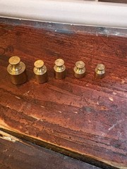 Vintage Apothecary Calibration Weight Set-7 Piece Set