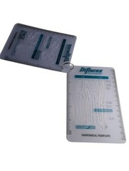 Vintage 1998 Drug Rep Pfizer Diflucan 6″ Anatomical Template Advertisement