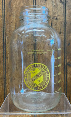Vintage McKesson Appliance Co Toledo OH Medical Anesthesia Glass Jar Duraglas