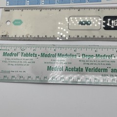 Lot Vintage Pharmaceutical Drug Rep Pharmacy Advertising Rulers Cardiology