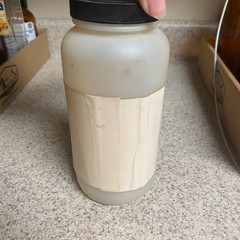 VTG Senna Leaves Plastic Cannister Lab Pharmacy 4oz Oddities Curiosities