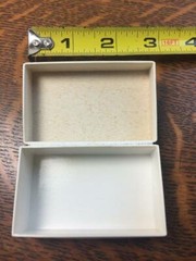 Vintage Cardboard Paper DENNIS PHARMACY Prescription Drug Pill 3″ Hinged Box