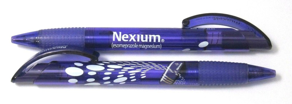 Drug Rep NEXIUM Collectible Pens x 2 RARE