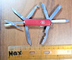 Vtg victorinox CALCIUM SANDOZ – POCKET KNIFE RAZOR, LSD pharmacy Swiss