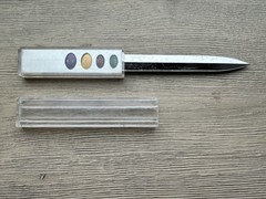 VINTAGE AYERST PREMARIN ADVERTISING SALESMAN LETTER OPENER PHARMACEUTICALS SALES