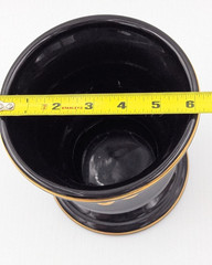 Vintage Pharmacy Mortar „Fashioned by Blair“ 1950s Black Large 6″ – No Pestle