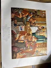 A HISTORY OF PHARMACY IN PICTURES 1954 PRINT#4 Great Gift For Doctor 22″×18″