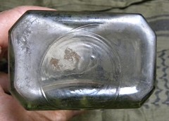 Antique Tarrant Co., New York Chemists Bottle Clear Glass 5 3/8″