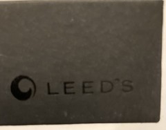 Leed’s Novartis Pharmaceutical Promo Pen NIB Silver Needs Ink Advertising Logo