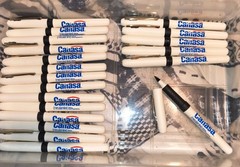 Pharmaceutical Drug Rep Promo Lot Of Pens, 20 Felt Tip Canasa Pens