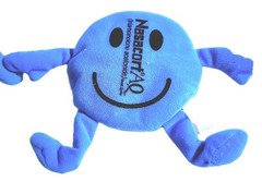 Rare 3 BLUE BEAN BAGS Pharmaceutical Advertising for „NASACORT NASAL SPRAY“