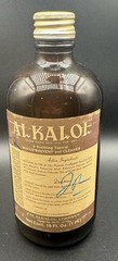 Vintage Alkalol Soothing Topical Mucus Solvent and Cleaner Full Brown Bottle