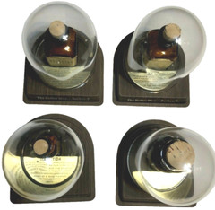 Set Of 4 Pharmaceutical Medicine Bottles Advertising Surbex -T Oil Of Valerian