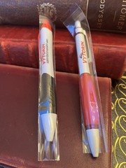 Lot Of 2 Vytorin Pharmaceutical Drug Rep Pens Metal And Plastic-Write
